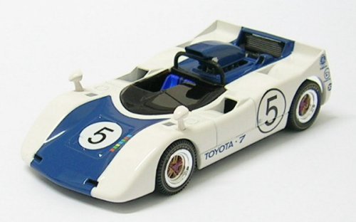 EBBRO Toyota 7 1969 Japan GP White/Dark Blue 1/43 Scale Diecast Model