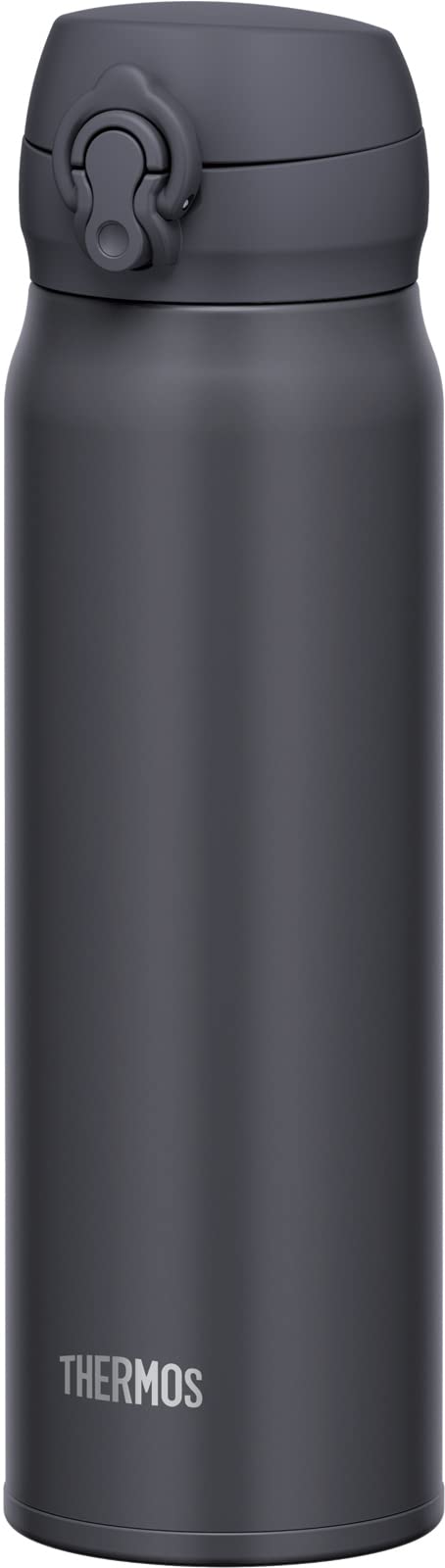 Thermos JNL-606 SMB Vacuum Insulated Portable Mug, 20.3 fl oz (600 ml), Smoke Black, Easy to Clean and Easy to Clean, Lightweight Type, One-Touch Opening, Stainless Steel Bottle, Hot and Cold