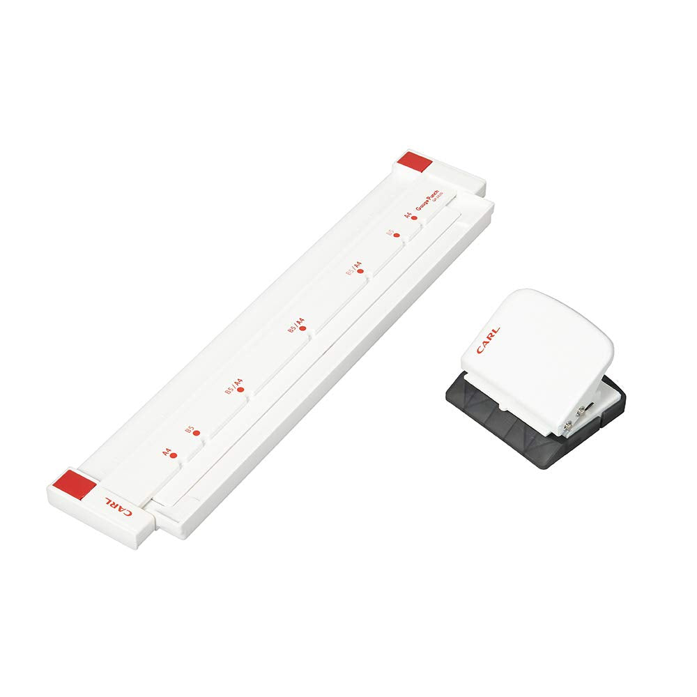 The Curl Gauge Punch A4/30 Holes: B5/26 Holes, Number of Drills: 5 Sheets GP-2630-W (White)