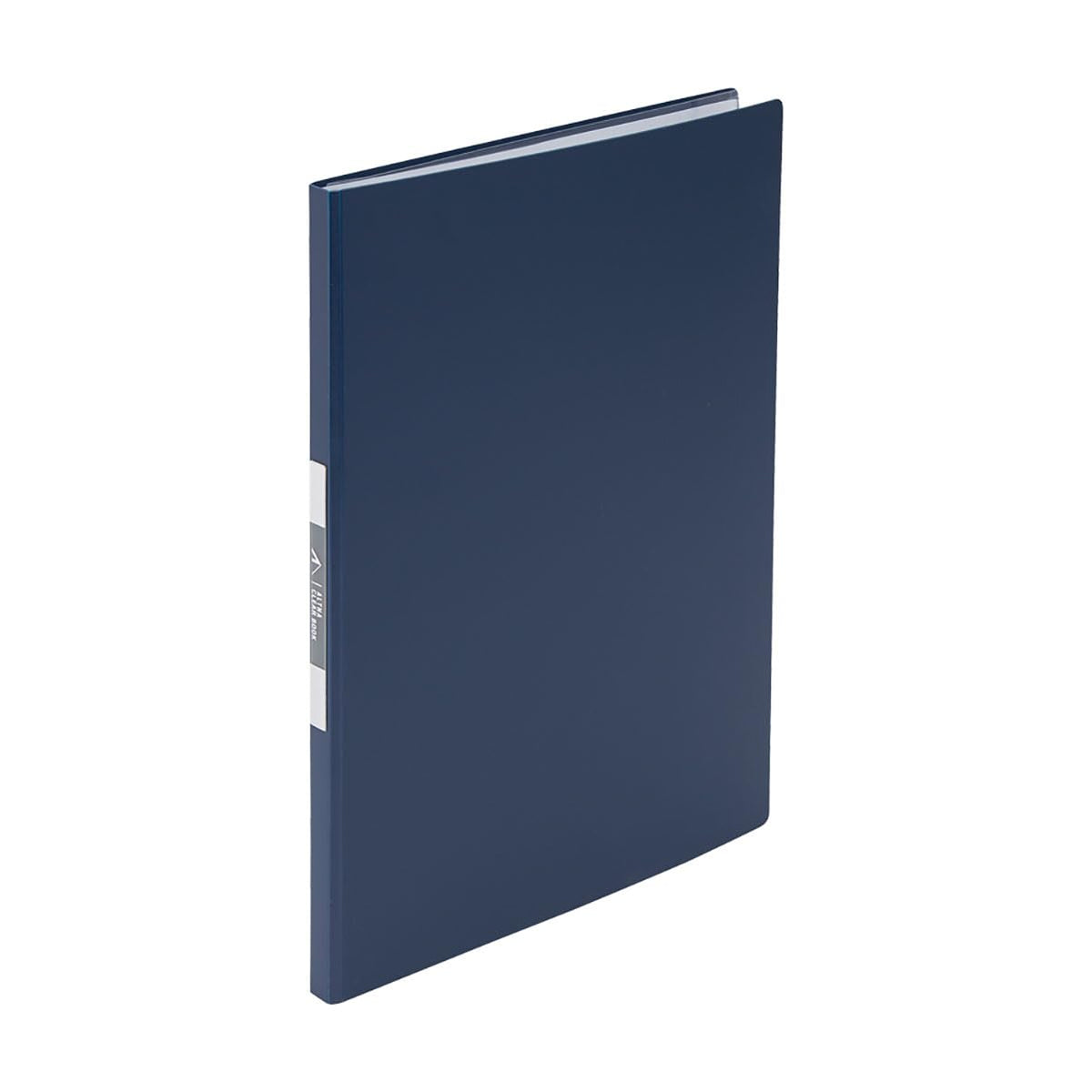 LIHIT LAB. N-7751-11 ALTNA Clear Book, A4, S Type (Vertical) 20 Pockets, Navy