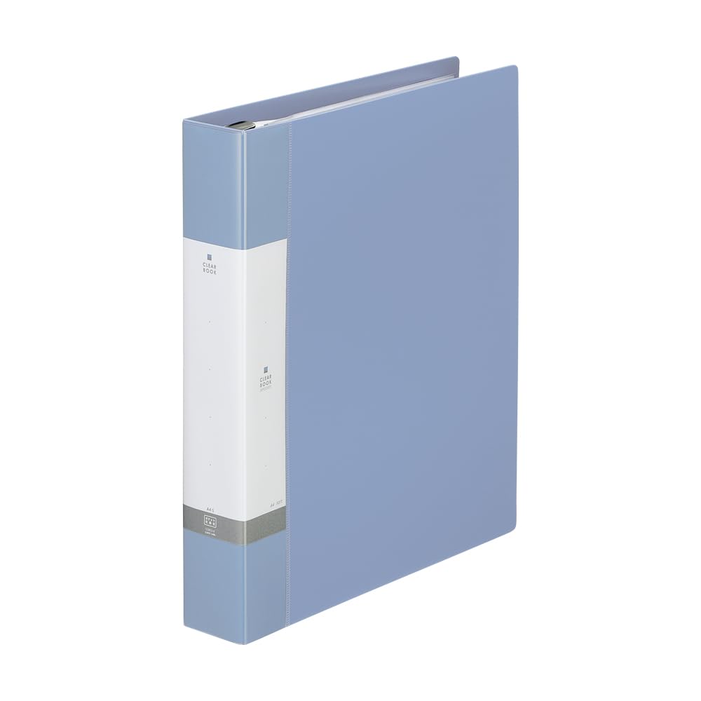 Lihit Lab G3803-14 Request Clear Book, Replaceable A4, 30 Holes, 35 Pockets, Water