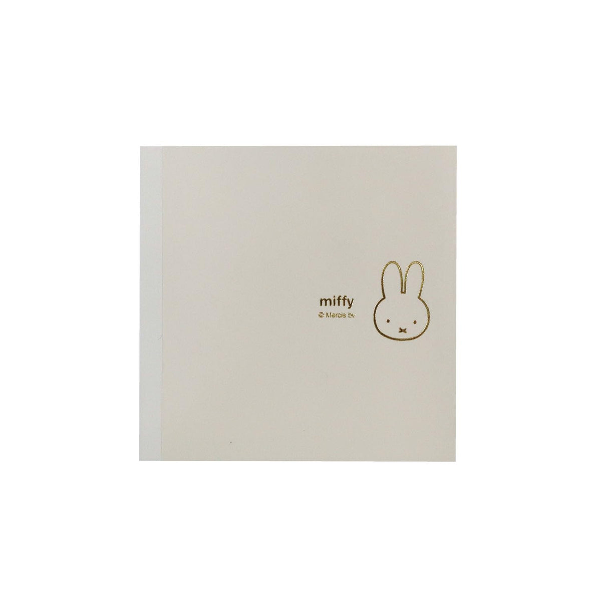 BS Miffy Square Note, Ivory EB465WH