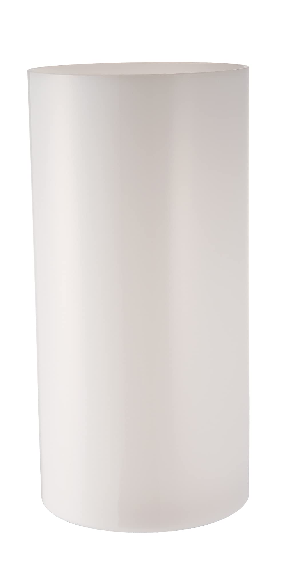 FOYER 2300013WH Unbreakable Vase, Flower Base, Polycarbonate, Stylish, Height 15.7 inches (40 cm), Width 7.9 inches (20 cm), Large