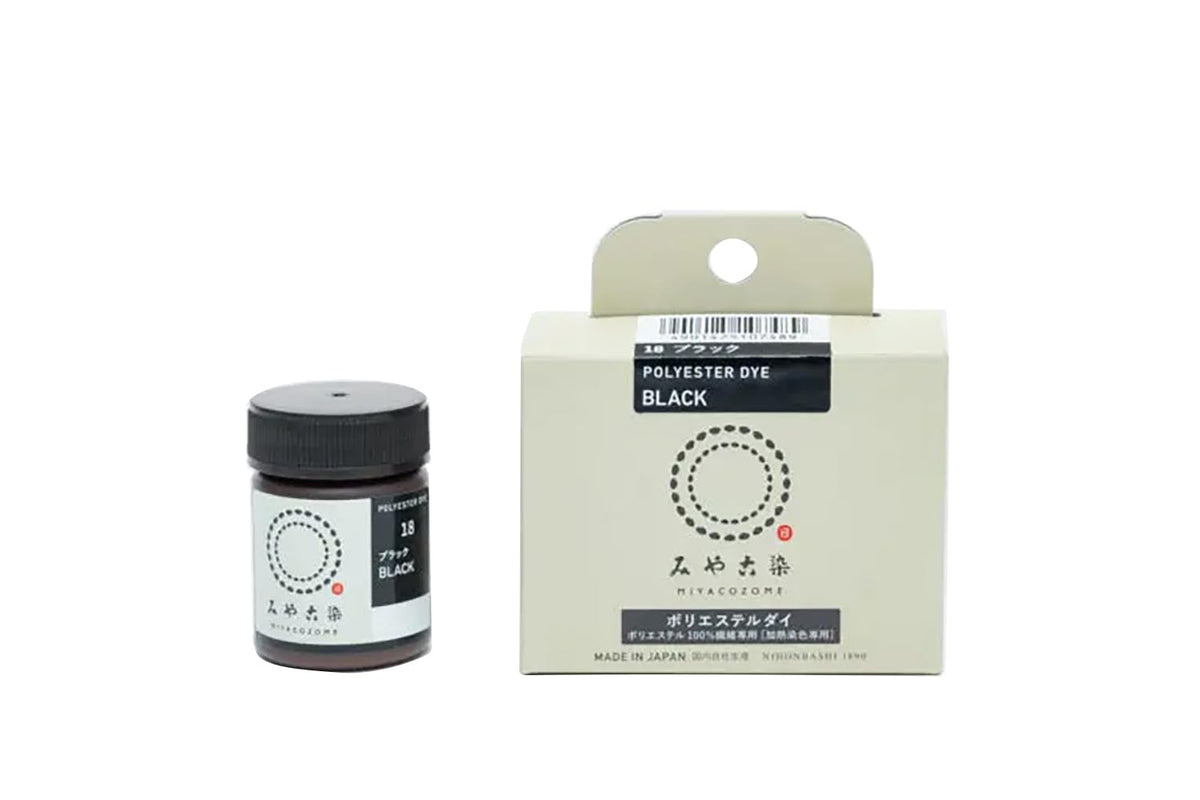 Katsura having fainguzzu miya Old Dyed Eco Dyes poriesuterudai 100% Polyester Fiber Dedicated Col. 18 Black