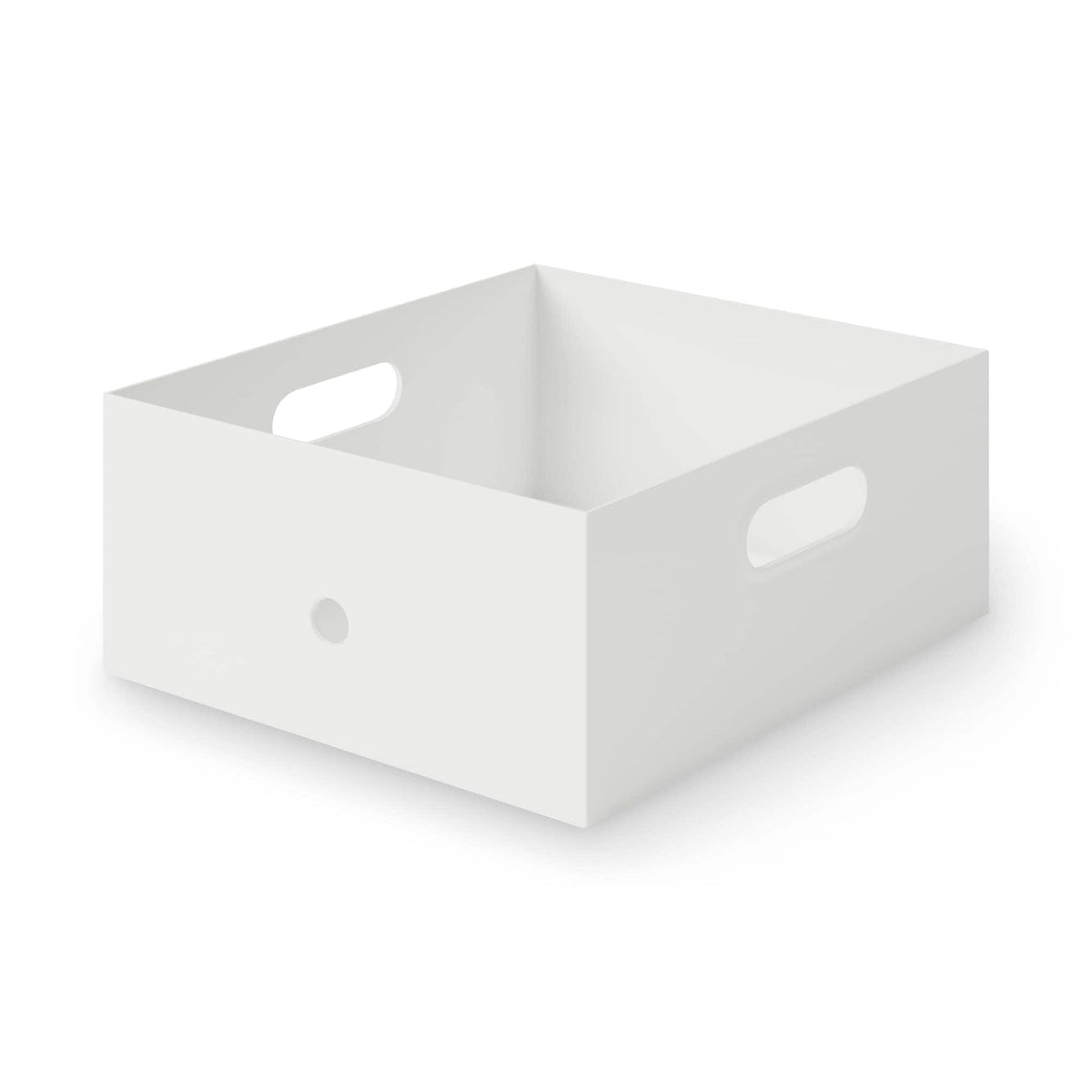 無印良品 MUJI 15930838 File Box with Recycled Polypropylene (1/2), Approx. Width 9.8 x Depth 12.6 x Height 4.7 inches (25 x 32 x 12 cm), White Gray