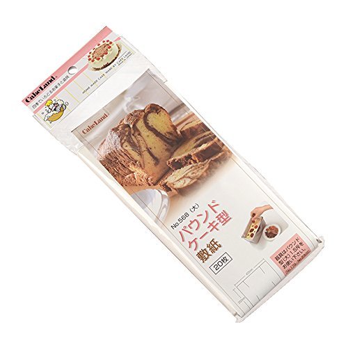 Tiger Crown 568 Sheeting, White, 15.9 x 9.8 inches (405 x 250 mm), For 1.5 Loins, Glassine Paper, Pound Cake Mold, Pack of 20