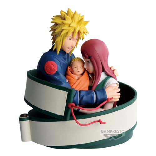 Banpresto - Naruto - #53 Naruto, Minato and Kushina Uzumaki (72 Series) Figure