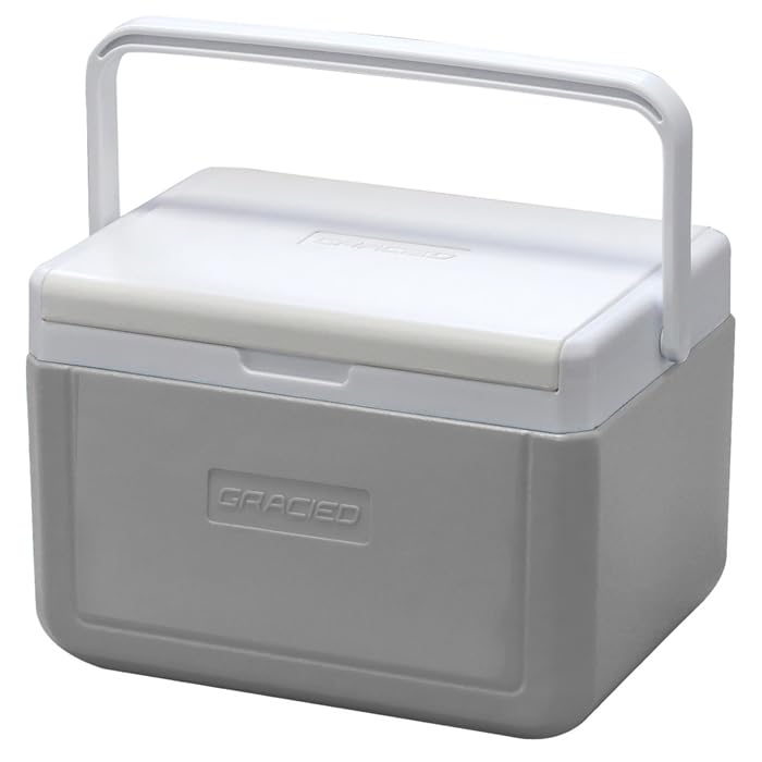 JEJ Astage Cooler Box, Graceed 5, Gray/GDB-5GY, W11.3 x D8.7 x H7.3 inches (286 x 220 x 186 mm)