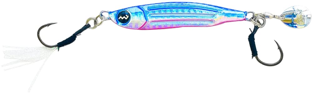 MARUSHINGYOGU Dragon Direct Den Jig, Sea Wave, Blue Pink, 0.7 oz (20 g)