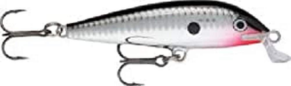 Rapala Minnow Team Esco 2.8 inches (7 cm), 0.2 oz (6 g), Chrome CH TE7-CH Lure