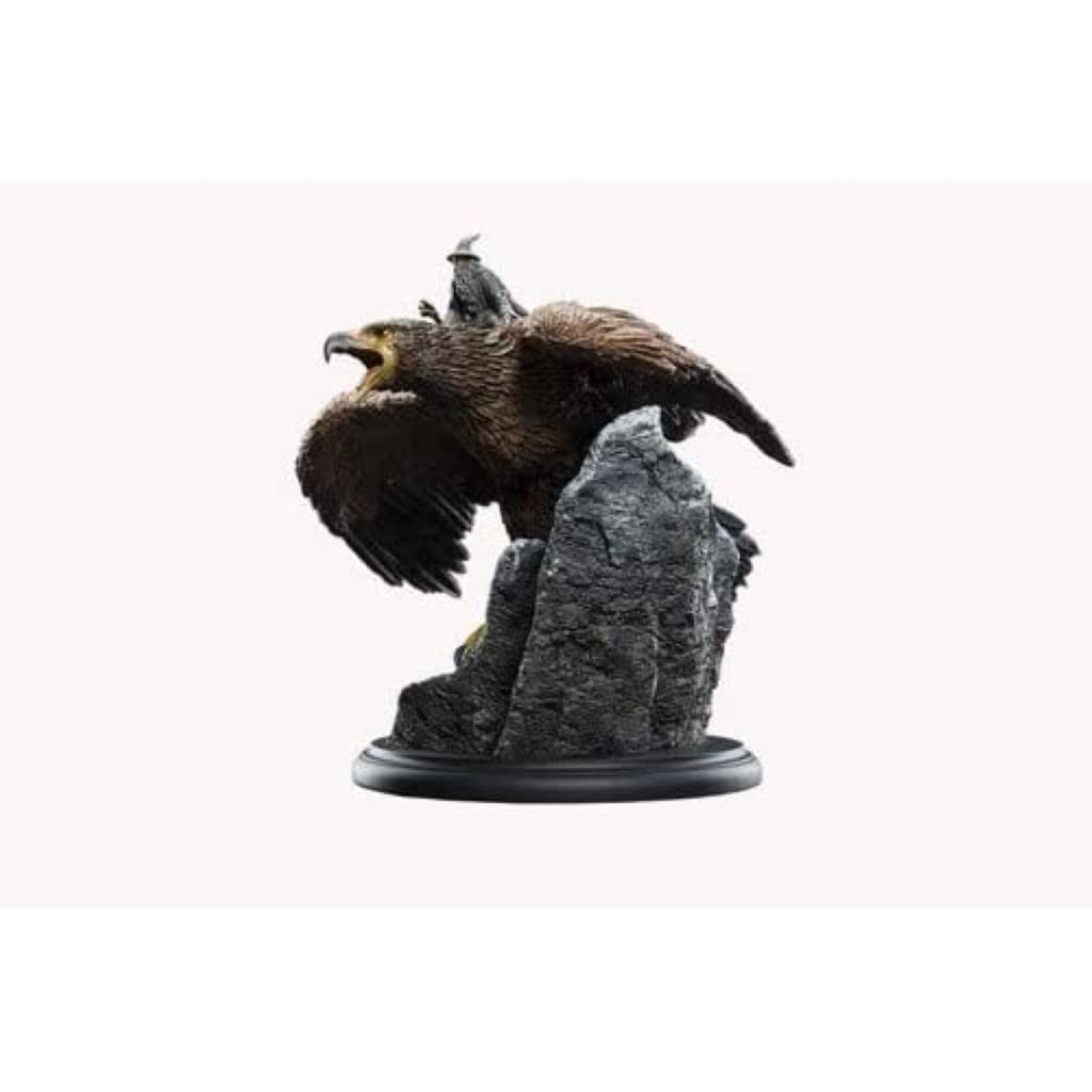 Weta Workshop Polystone - Lord of The Rings - Gandalf The Grey On Gwaihir (Premium Mini Statue)