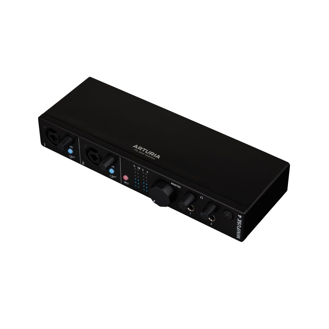 Arturia MiniFuse USB Audio & MIDI Interface, MiniFuse 4
