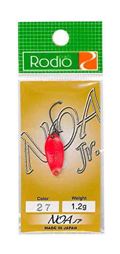 Rodiocraft Noa Jr Lure, 0.04 oz (1.2 g), 27 Front Fluorescent R/Back GD