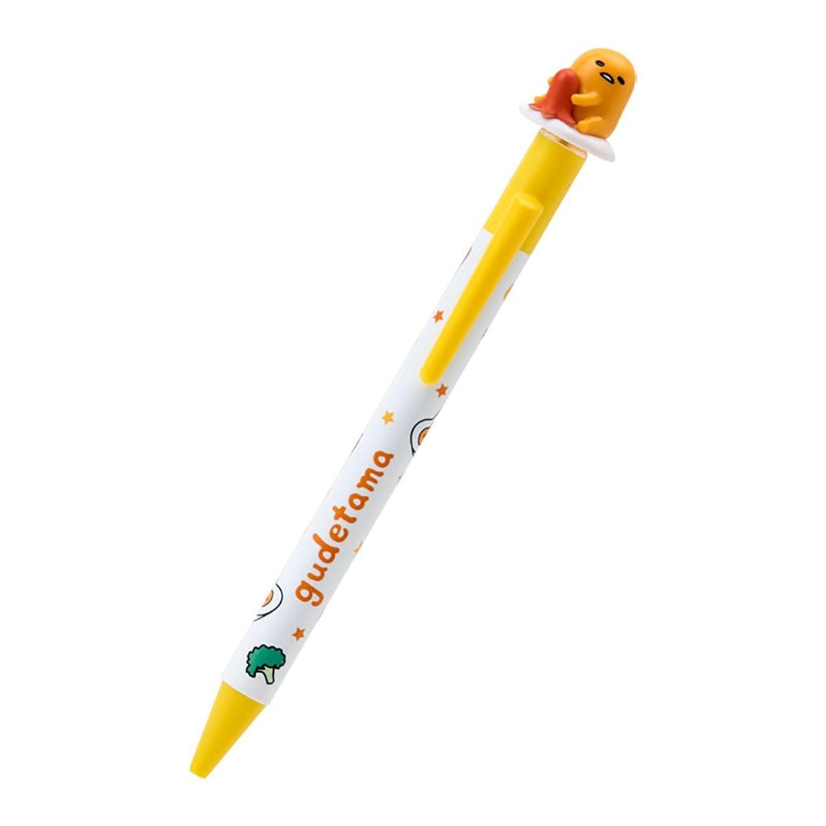 Sanrio 927325 Gudetama Ballpoint Pen with Mascot, ABS Resin, Ink Color: Black