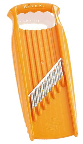 Berner PL 5O52050 Thick Sliced Potato Waffle Slicer, XXL, Orange