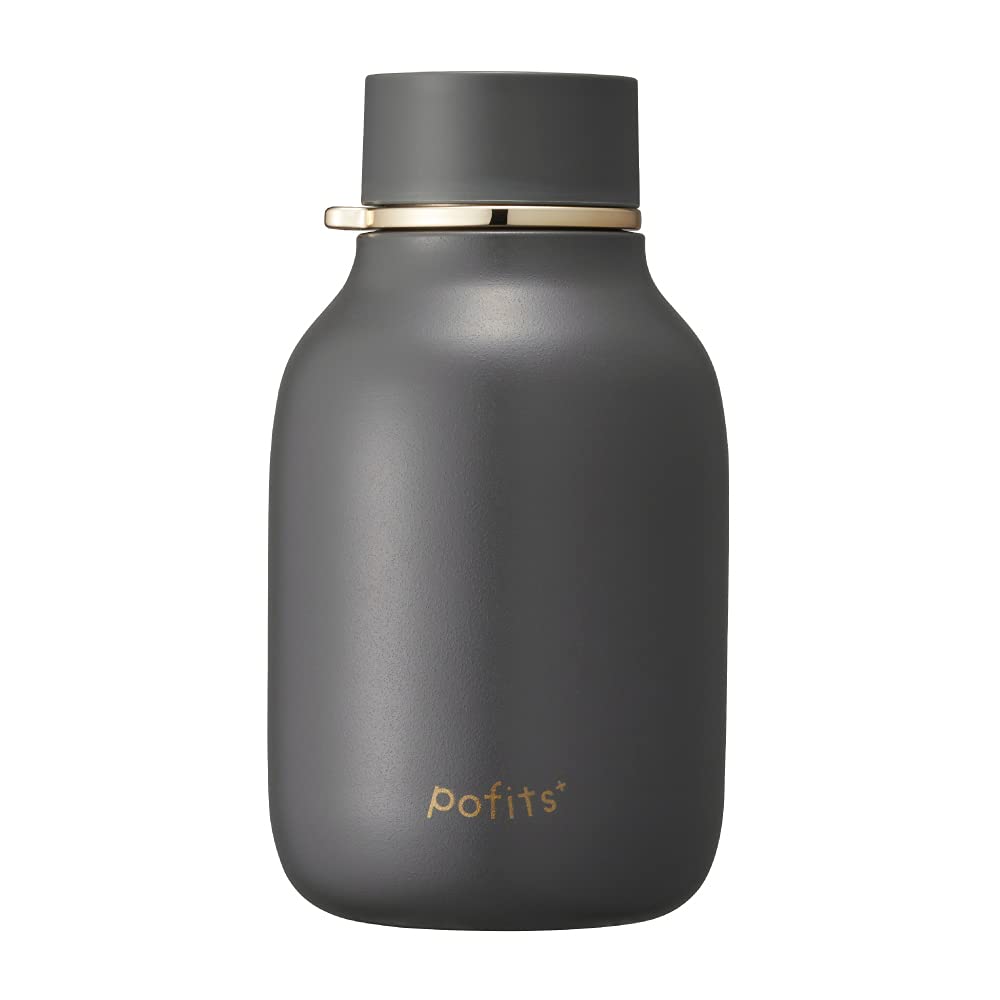 ドウシシャ(DOSHISHA) pofits Mug Bottle, gray, (charcoal gray)