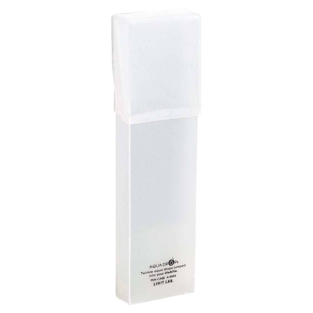 LIHIT LAB Pen & Pencil Holder, Clear, 7 x 2 inches (A5022-1)