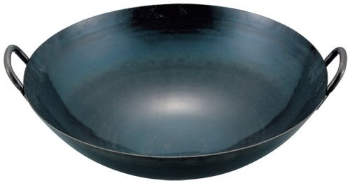 Yamada Kogyosho Yamada Iron, Cantonese Pot, 14.2 inches (36 cm) (Handle Welding Specifications 0.05 inch (1.2 mm) Thick)