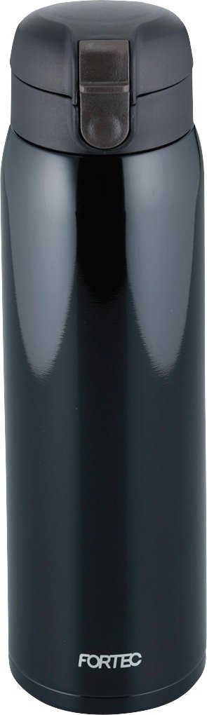 Wahei Freiz RH-1275 Water Bottle, Mug Bottle, 28.7 fl oz (800 ml), Black, One Touch Stopper, Vacuum Insulated Bottle, My Bottle, Hot or Cold