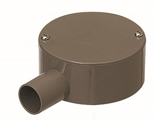 Mirai Industry PVM28-1HK Round Box for Exposure, Flat Lid, Compatible Tubes, Black Price for 1 Piece