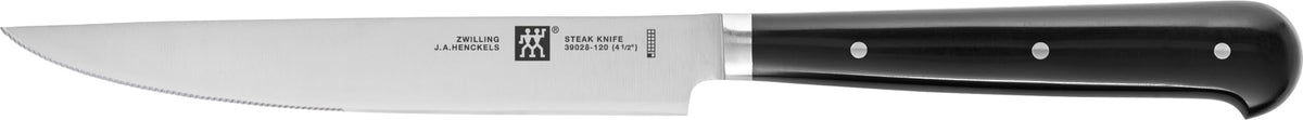 ZWILLING 39029002-0 Steakset with Welle, 4 TLG, Edelstahl, black/silver