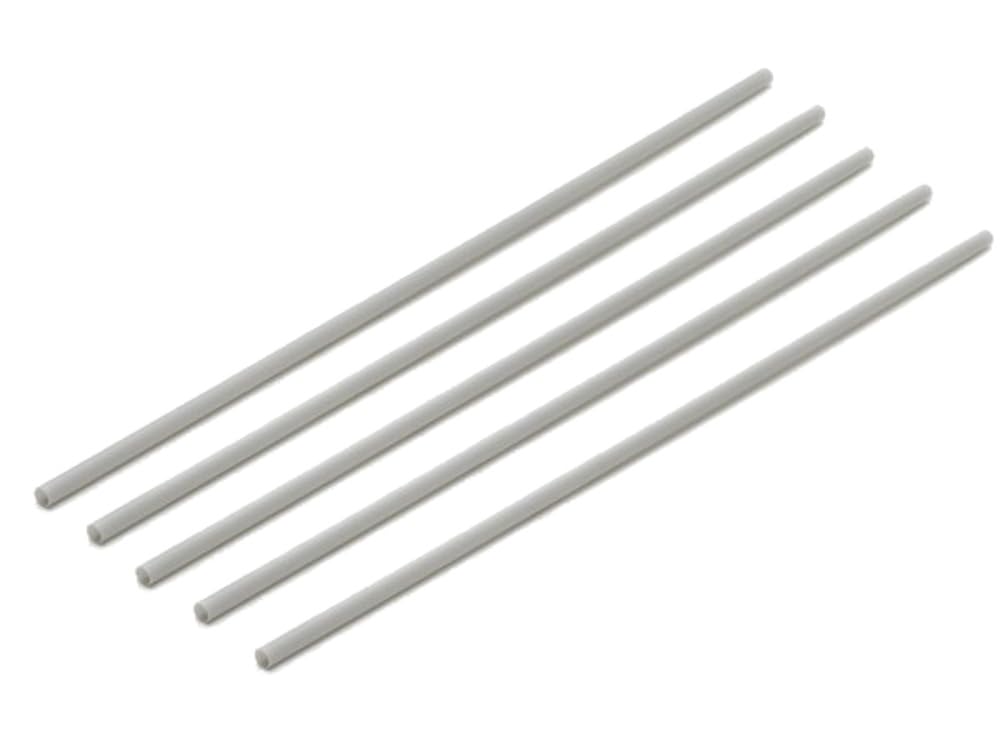 Wave Material Series OM-532 Plastic Pipe Gray Thin Outer Diameter 0.18 inches (4.5 mm), 5 Pieces, Hobby Material