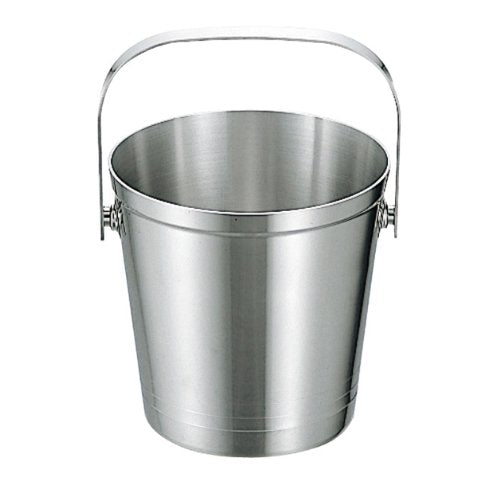 UK 18-8 S-Shaped Ice Pail, Large