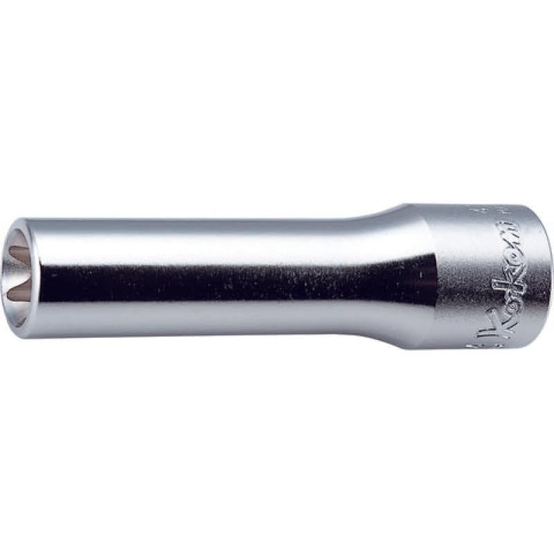 Ko-ken 4325-E16 1/2 Sq. Dr. Deep TORX E16 Socket - Length 77mm