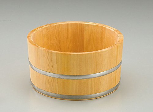 Yamako Sawara Hot Tub (Stainless Steel Tag)