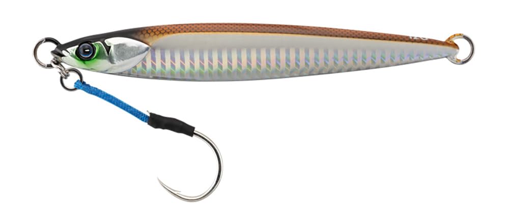 JACKALL Bumbles Jig, Short, 4.2 oz (120 g), Squid Shoulder Glow