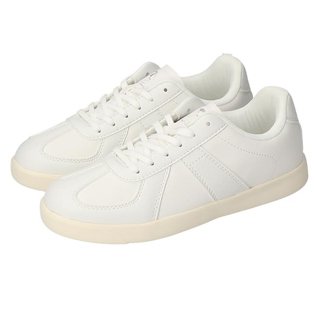 Arnold Palmer(アーノルドパーマー) Women's Sneakers, White/White (800), 24.5 cm