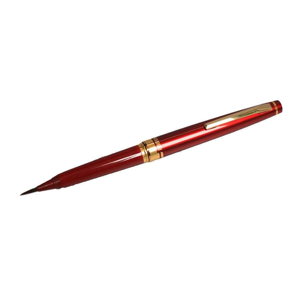 Kaimei Natural Weasel Hair Sumi Brush Pen - Red Body