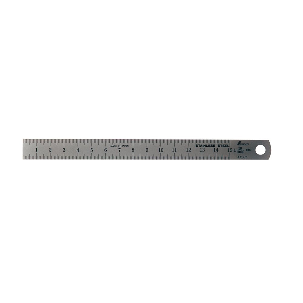 Shinwa Sokutei 18015 Imono Scale, 5.9 inches (15 cm), 3.9 inches (10 cm), Silver