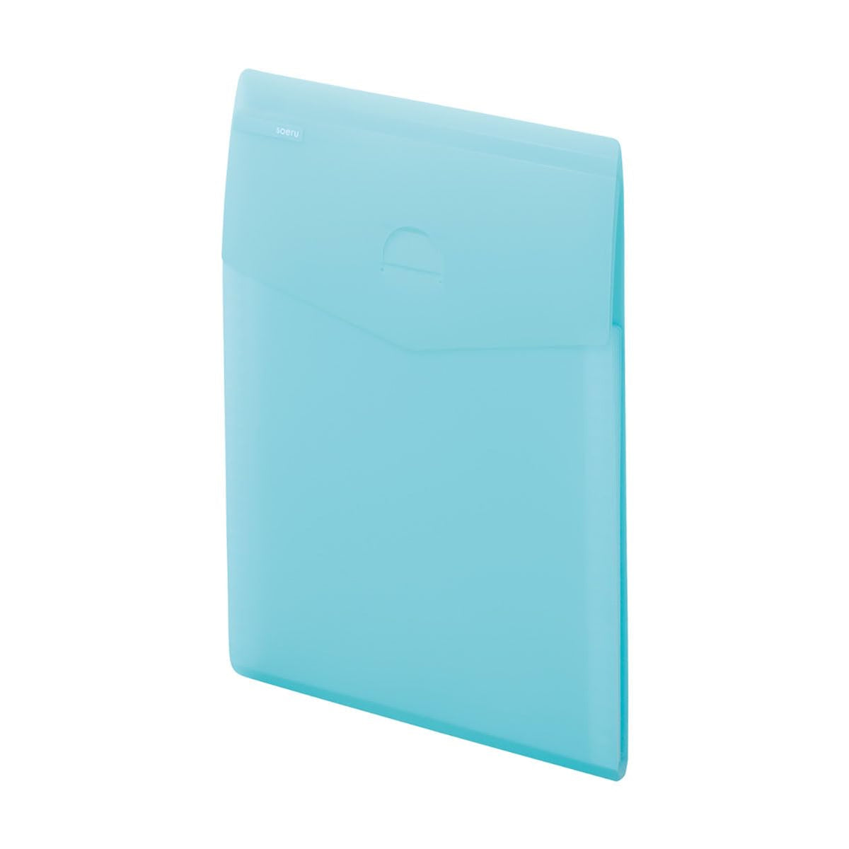 LIHIT LAB. Soeru Slim Document File (Vertical) A4 Ice Blue A-8710-14