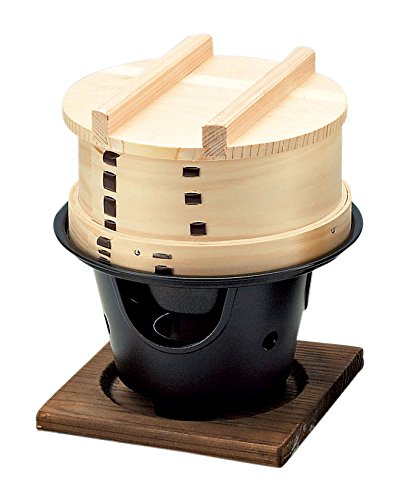 Yamako 20370 Cypress and Wappaceiro Set, B, Beautiful Stove Set for Water Infusion, Large
