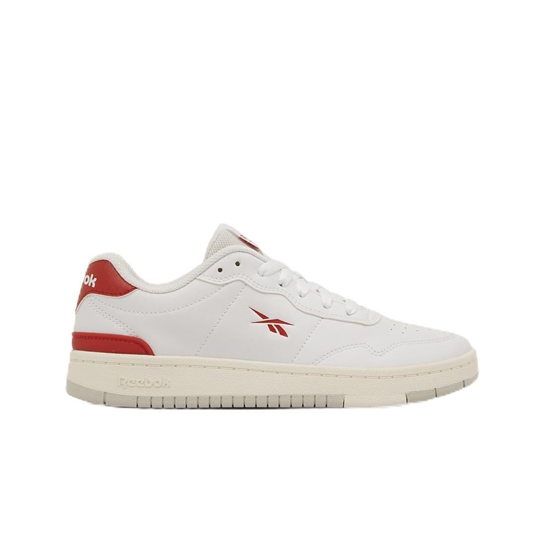Reebok Unisex's Bb 1000 Clean Sneaker, White Red Chalk, 10 US