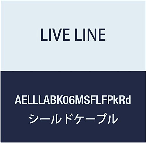 Live Line AELLLABK06MSFLFPkRd Advanced Series 6M S/L Plug, Black Cable, S-Type FIT Plug (Pink), L-Shaped FIT Plug (Red) Custom Order Product