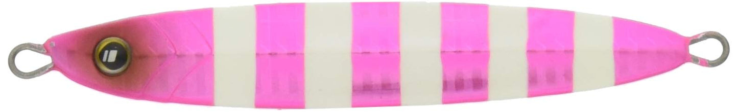 Major Craft Metal Jig, Tajigi Dojo Slow Fall Jig, TJD SLOW-100#2, ZEBLA PINK, 3.5 oz (100 g)