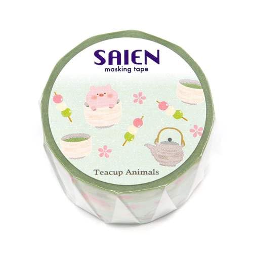 《SAIEN》Teacup Animals Pigs Set of 2