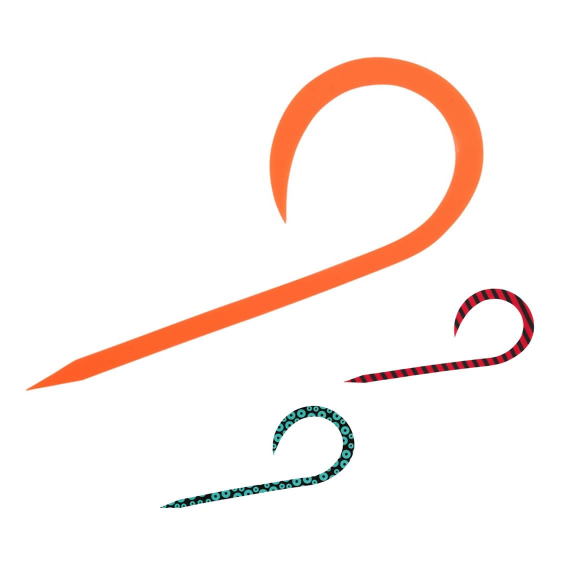 DAIWA Tailaba Necktie, Red Fang Silicone Necktie, Single Curly, Octopus Legs Green