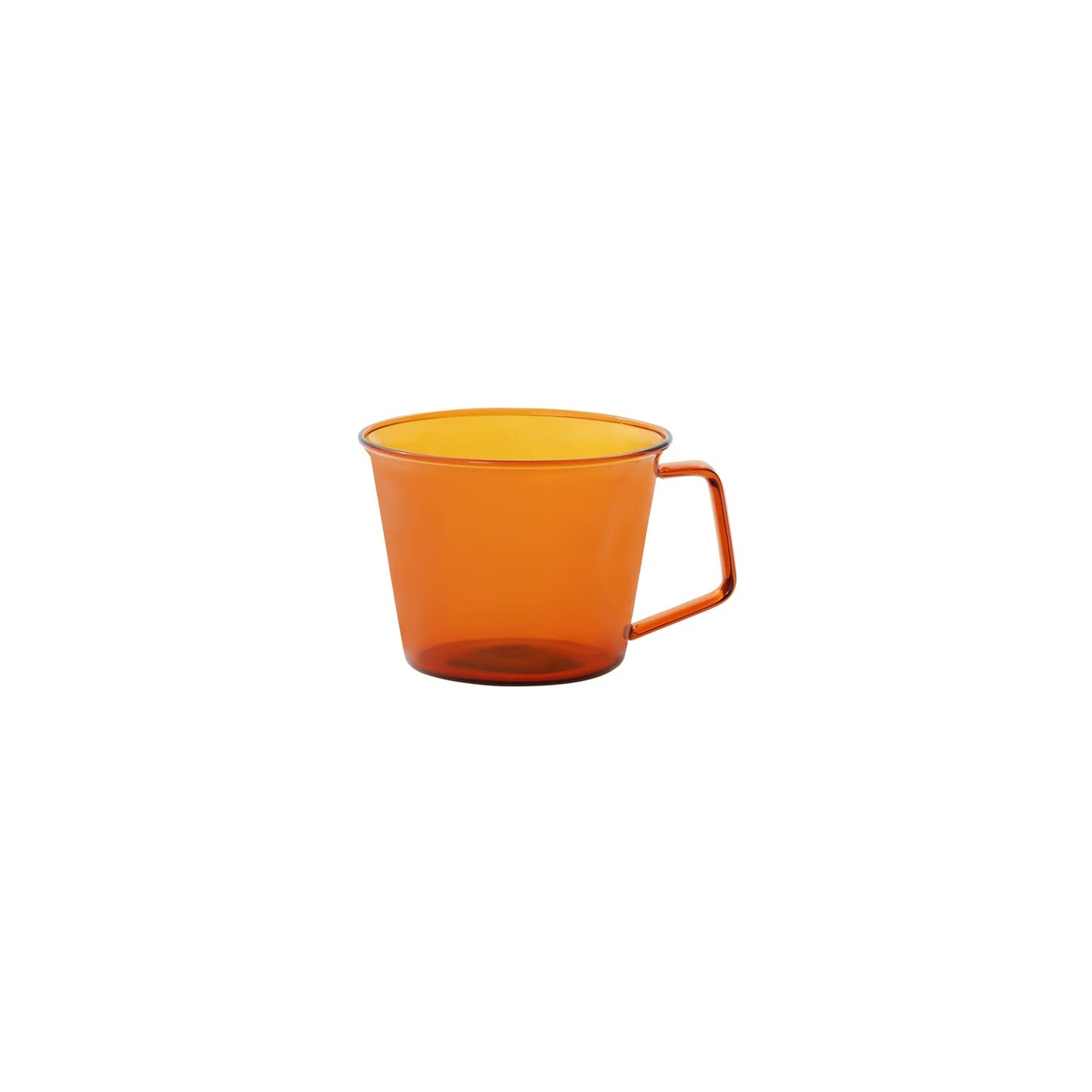 Kinto 21457 CAST AMBER Mug, 7.8 fl oz (220 ml), Heat-Resistant Glass, Microwave and Dishwasher Safe