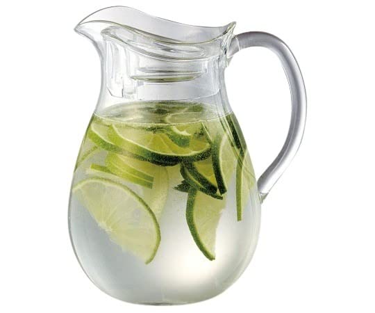 Sanho Sangyo 03030175 Pitcher, Clear, 39.4 fl oz (1,050 cc), Pitcher, S, MS Lid