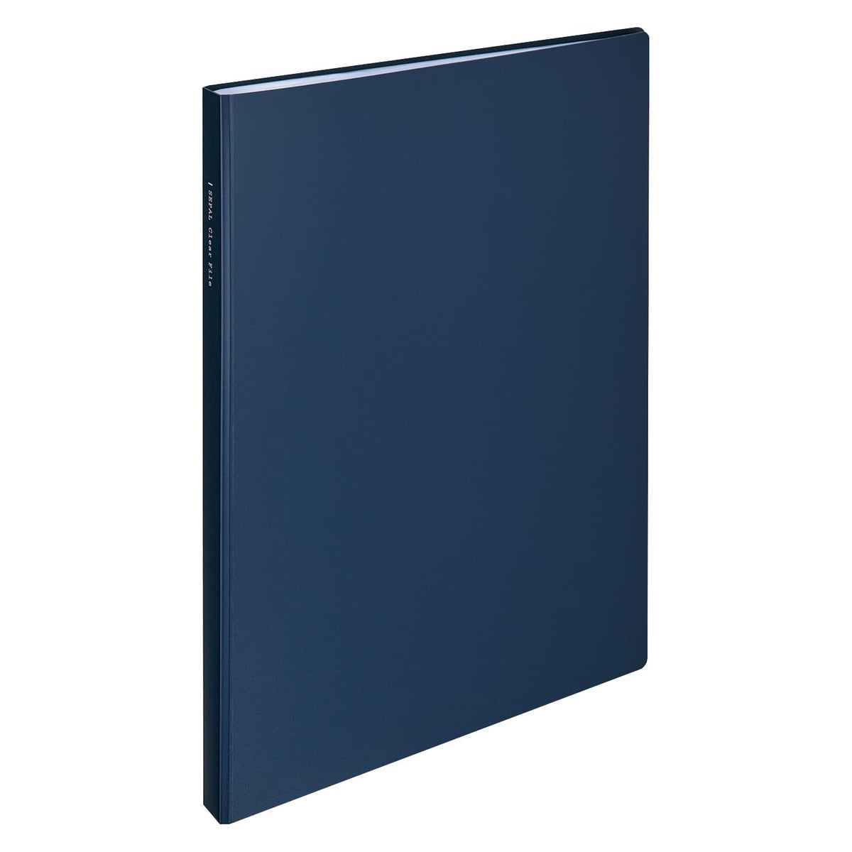 Sekisei SEL-2823-15 Separate Clear File, A4-S, 30 Pockets, Navy Blue