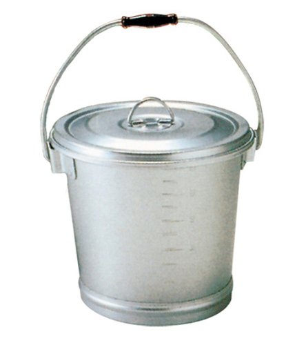 Anodized Round Single Ply Food Can, 6L, φ10.2 x H6.7 inches (260 x 170 mm), 211