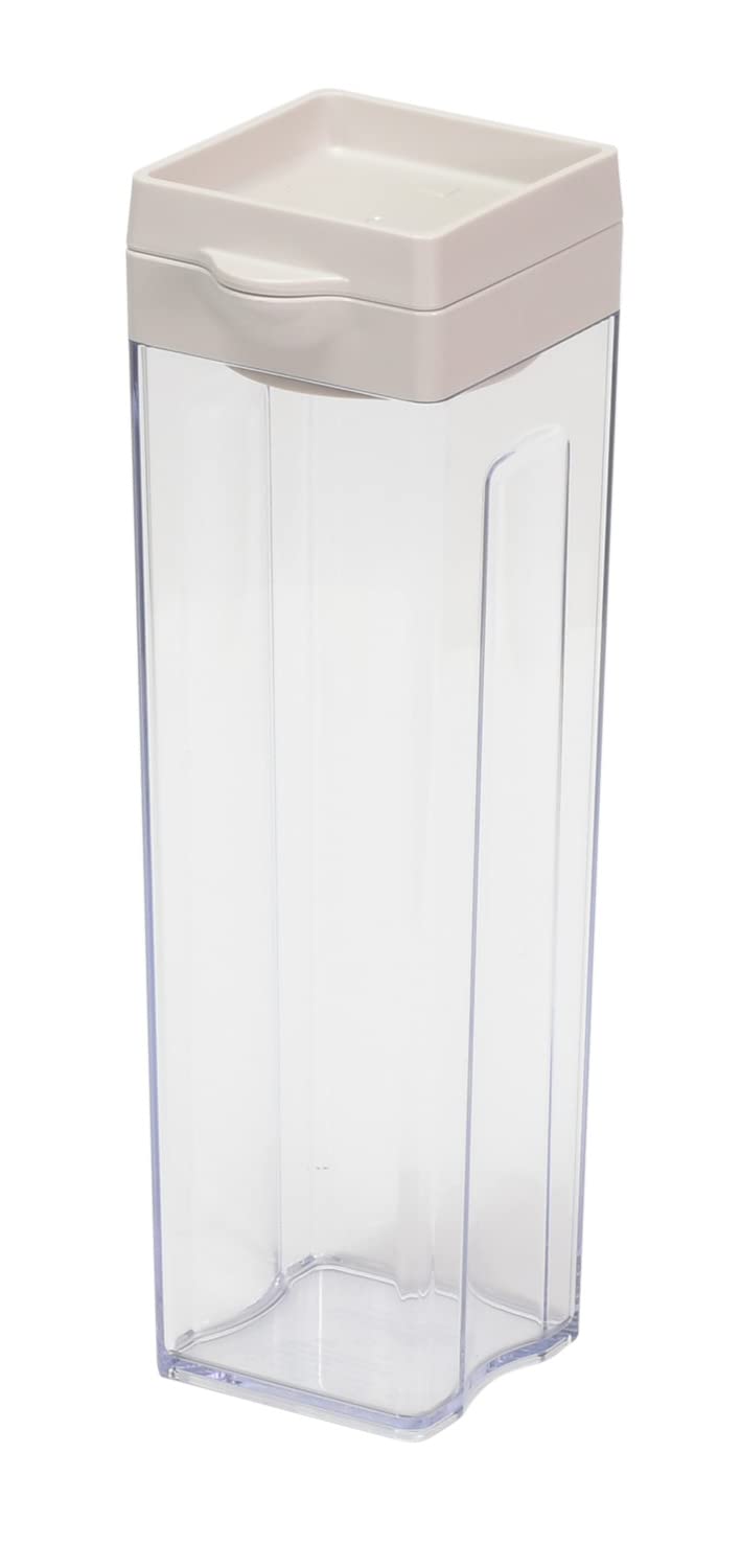 Liberty Corporation LD-314 Square Water Pitcher Vertical Horizontal 1.1 L Warm Gray