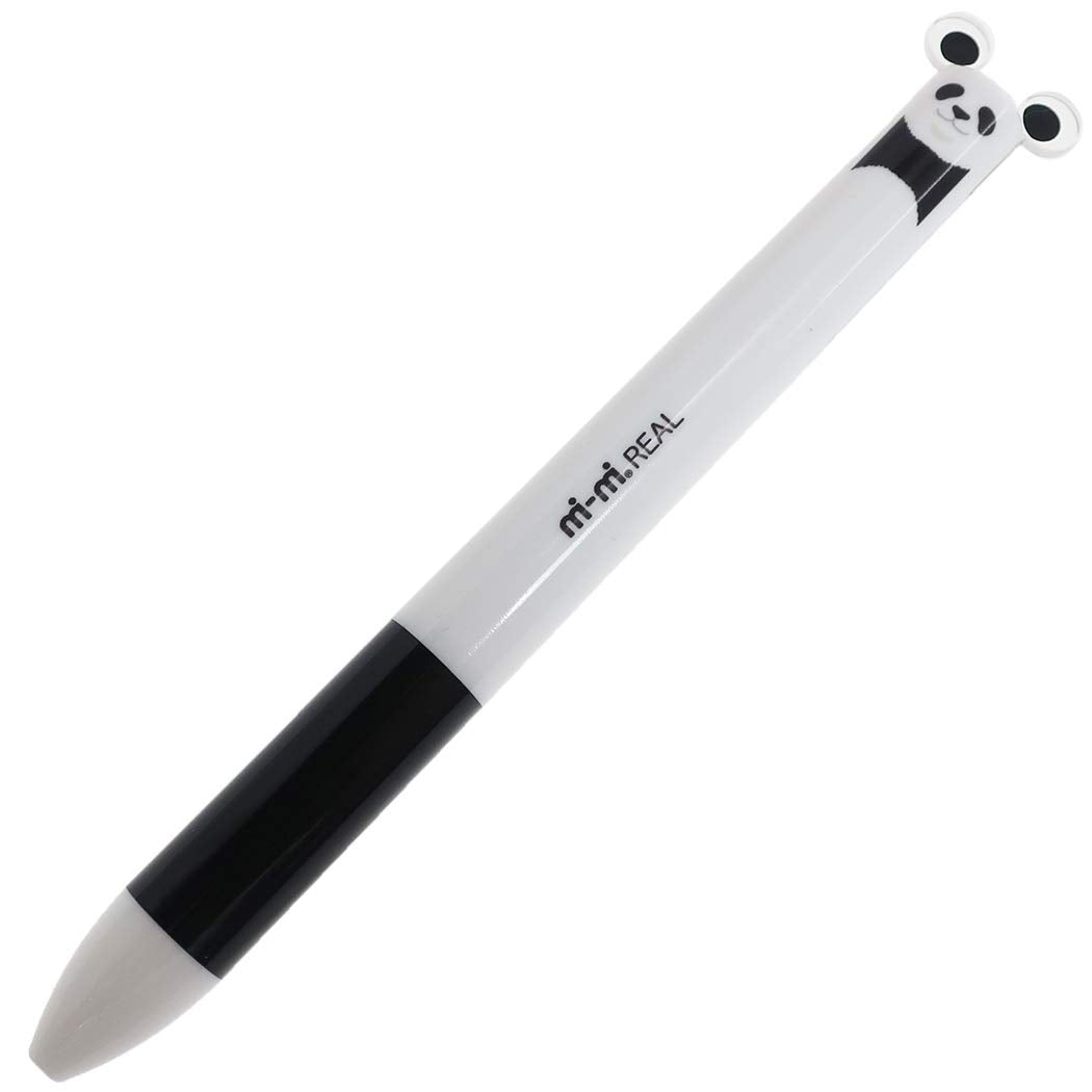 Black Red Two-Color Ballpoint Pen Panda Mimi Pen / Real Series Ver2