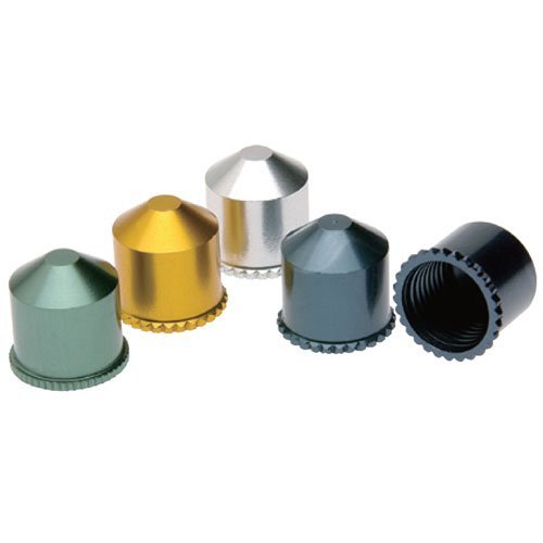 Grange Aluminum Schrader Valve Caps BL 10 Count Blue