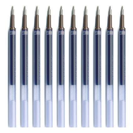 Pentel Refills Ink for EnerGel Liquid Gel Pen, 0.4mm, Blue Ink, Value Set of 10