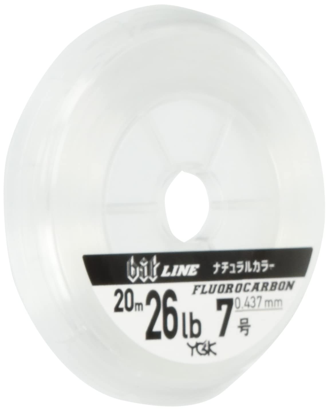 X-Braid Shock Leader, Bit Leader, Super Strong, Fluorocarbon 65.6 ft (20 m), No. 7, 26 lb, Natural
