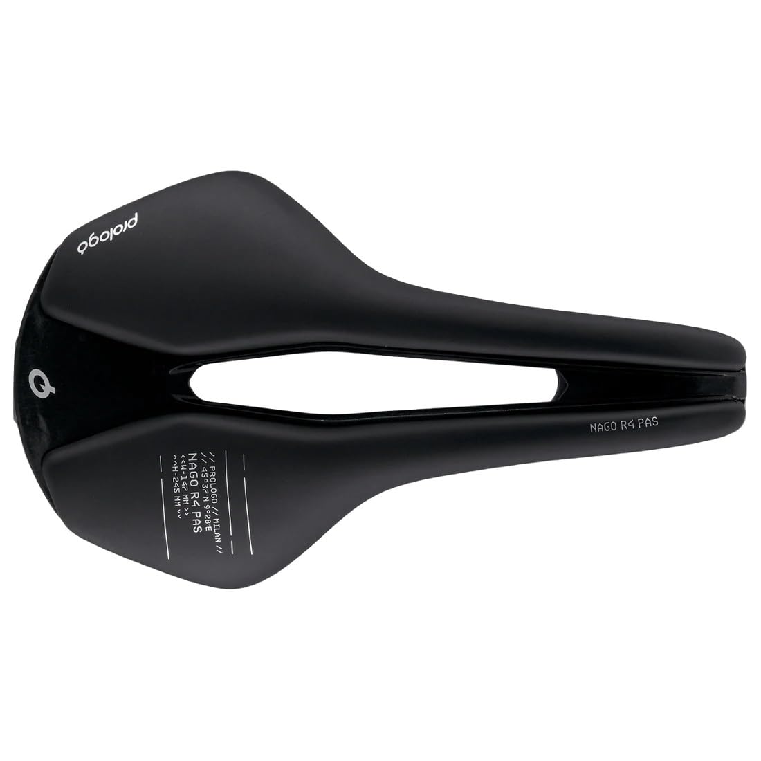 Prologo Nago R4 Pas Tirox Saddle Black, 245X147mm
